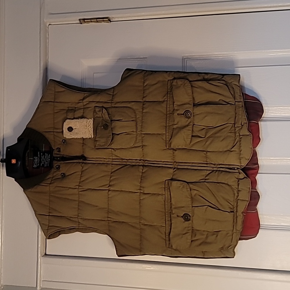 Polo down vest